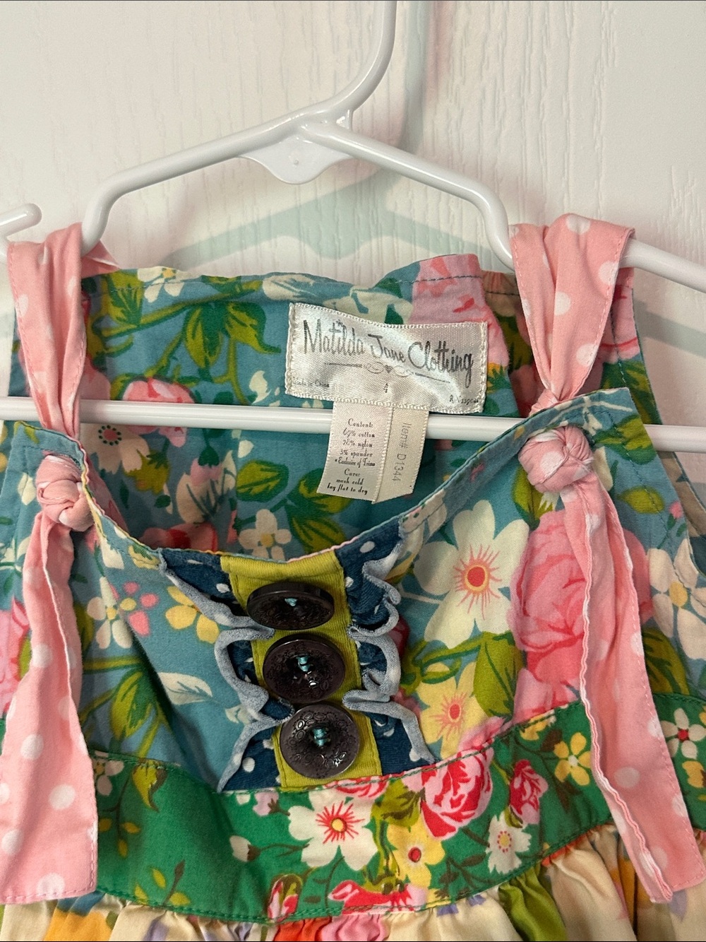 Girls' Matilda Jane Apron Style Town House Dress - Picture 5 of 5